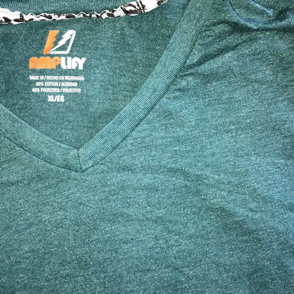 Green (AMPLIFY) V-Neck Tee - Picture 2 of 2
